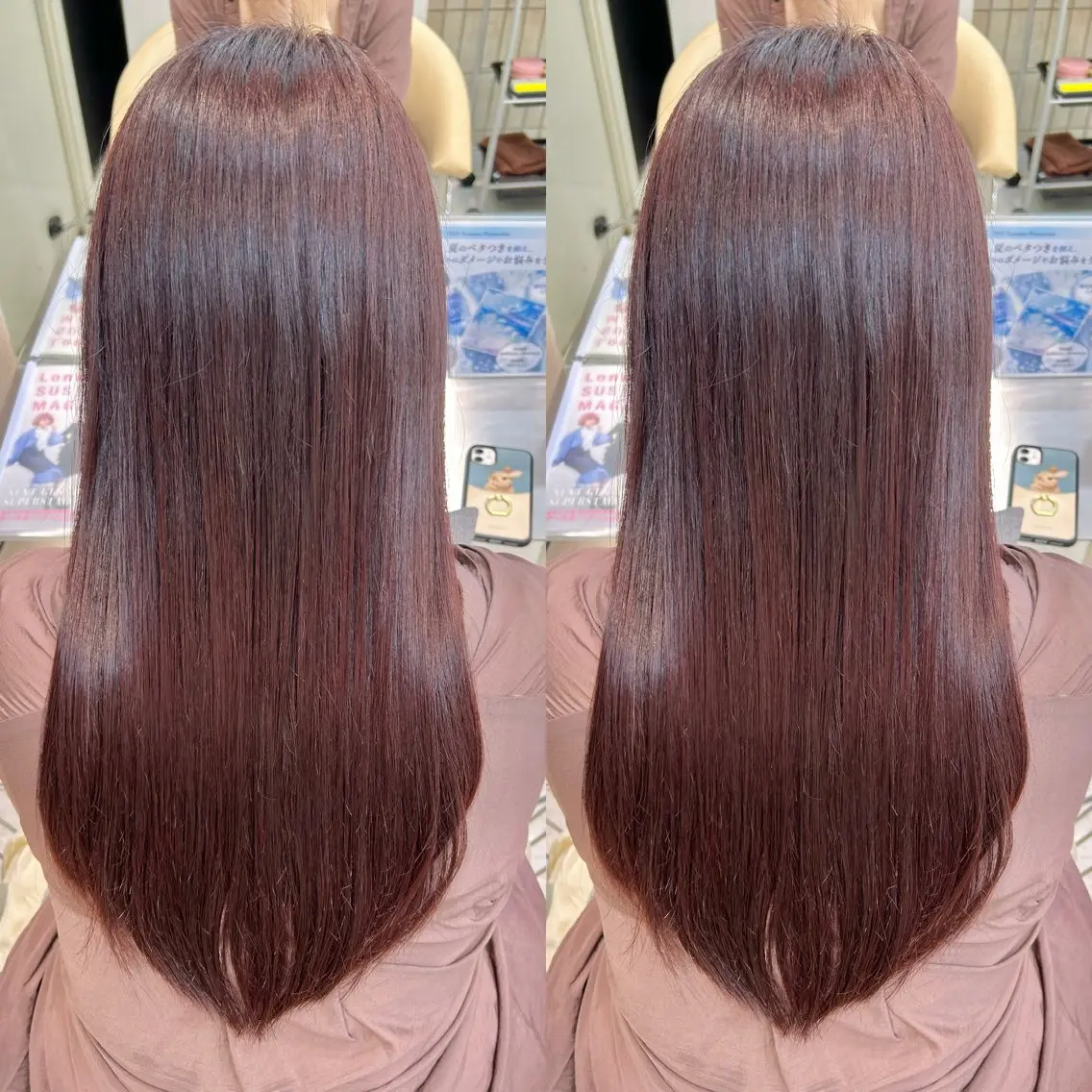 カラー ピンクカラー メンズカット/ヘア セット🎀Ami🎀のヘアスタイル