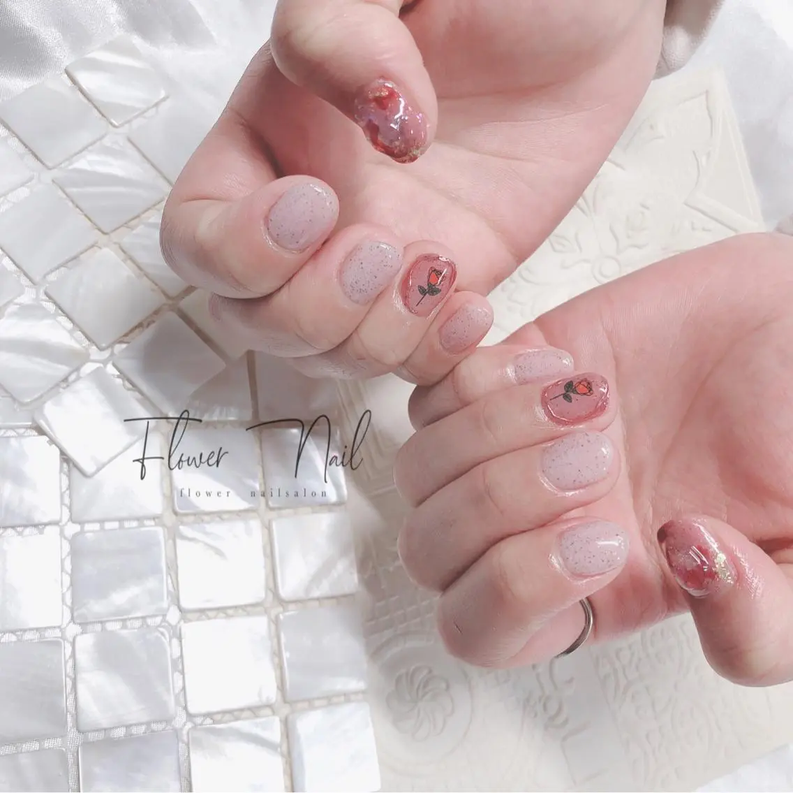 ネイル Flower nailのネイルデザイン