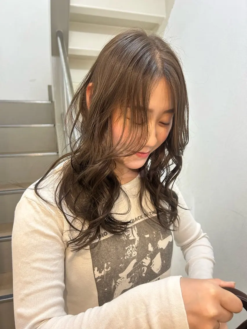 セミロング カット hair&eye🎀 /momoKaのヘアスタイル