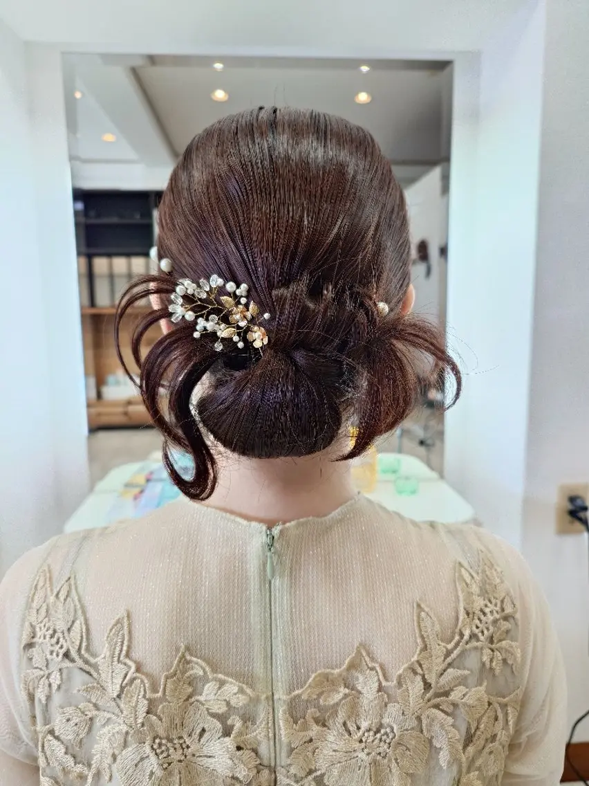 ロング ヘアアレンジ ロング ヘアセット ｷﾝｼﾞｮｳ ｴﾅﾐのヘアスタイル