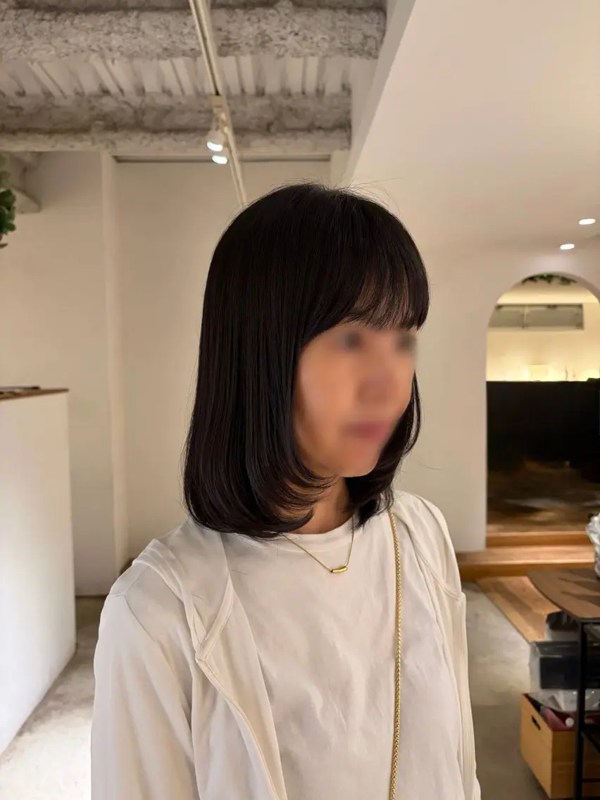 ミディアム 笹野 日麻莉のヘアスタイル