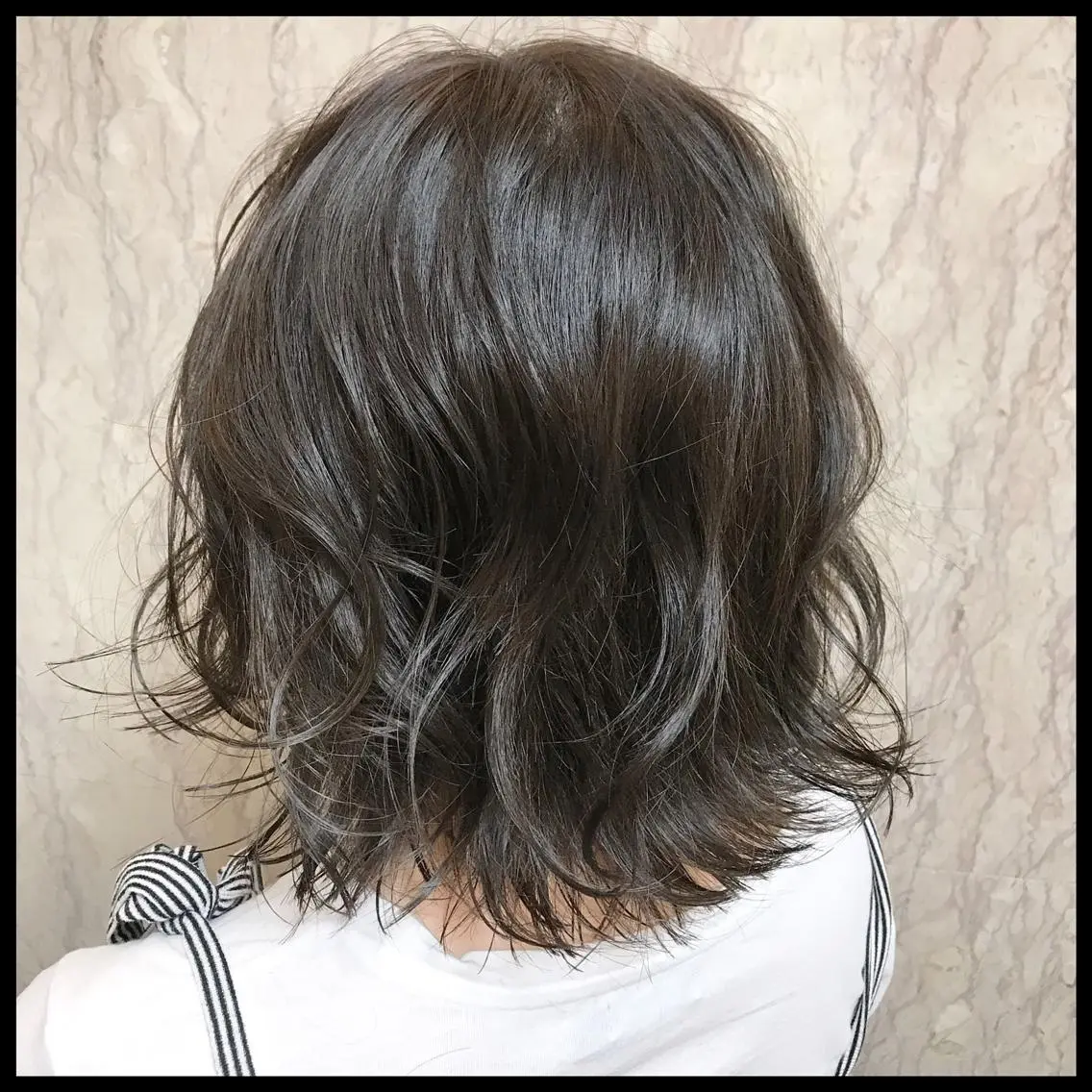 カラー 黒髪 透明感カラー ハイライトカラー 似合わせ/ カラー.岡田友仁のヘアスタイル