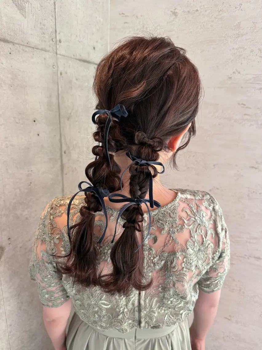 ヘアアレンジ はやしほのか｜ ヘアセット×カラーのヘアスタイル