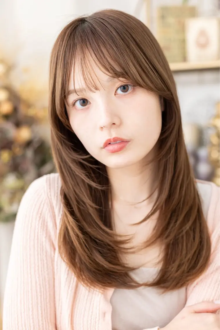 ロング ヘアカラー 透明感カラー️🫧 清水杏乃のヘアスタイル