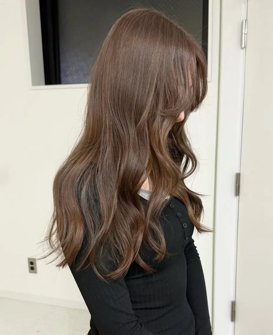 ロング カラー ブリーチ ヘアカラー 大阪梅田 ♡ ヒナのヘアスタイル