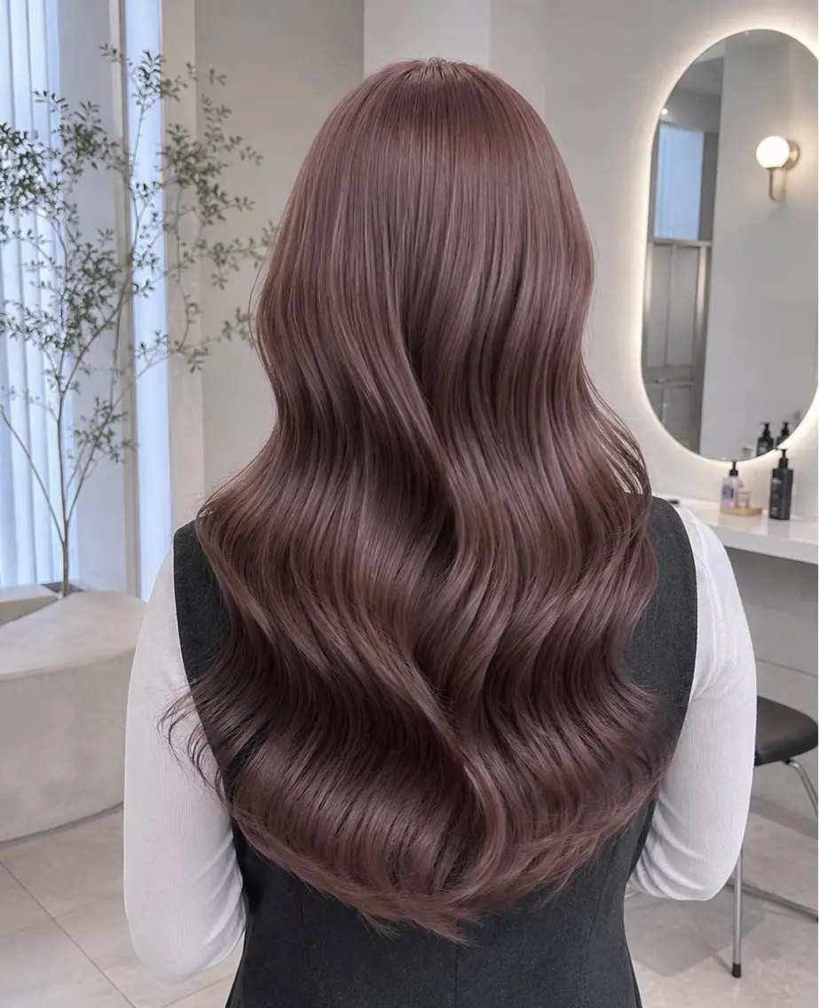 ロング カラー ヘアカラー トリートメント ✨艶カラー 渋谷 ✨優大のヘアスタイル