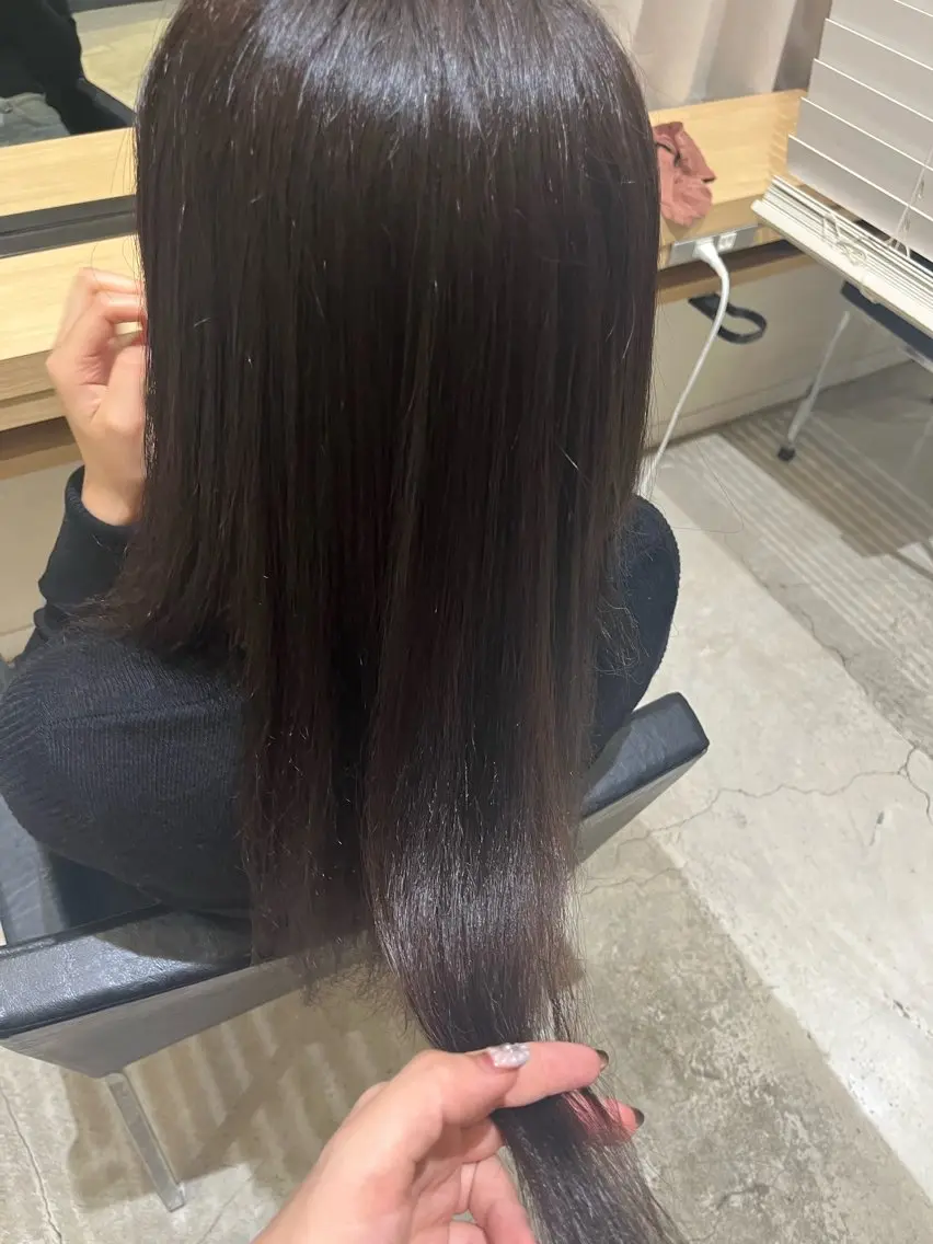 カラー もろとみ れいらのヘアスタイル
