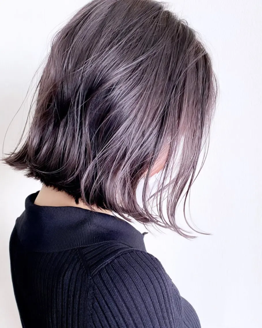ミディアム カラー カット ヘアカラー トリートメント LOVESTOIKE 堂本のヘアスタイル