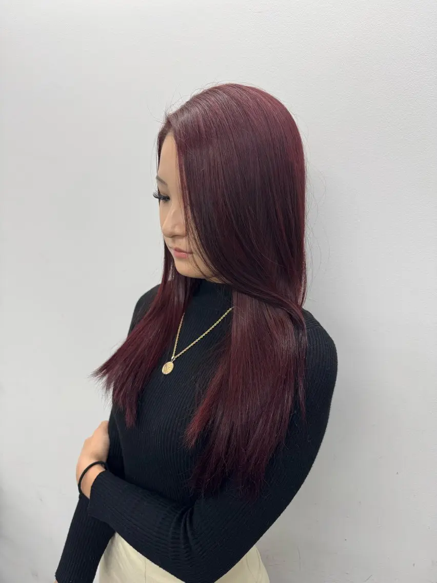 ロング うる艶🫧寒色カラー 💜🦋🫧ミズキのヘアスタイル