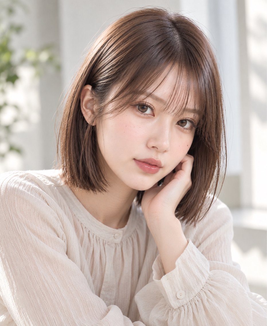 肩上~ボブorショート+髪質改善トリートメントの写真