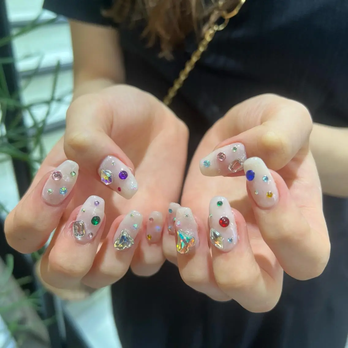 ネイル ハンドネイル 韓国🩶Y2Kネイル 💫くれはのネイルデザイン