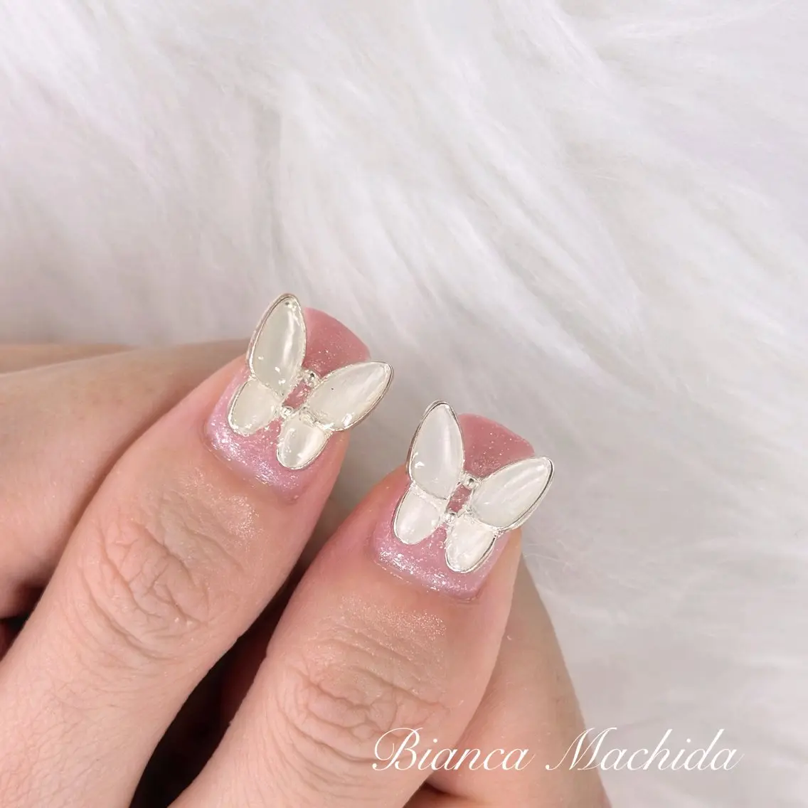 ネイル ピンク ハンドネイル Bianca👼🏻 OIKAWAのネイルデザイン