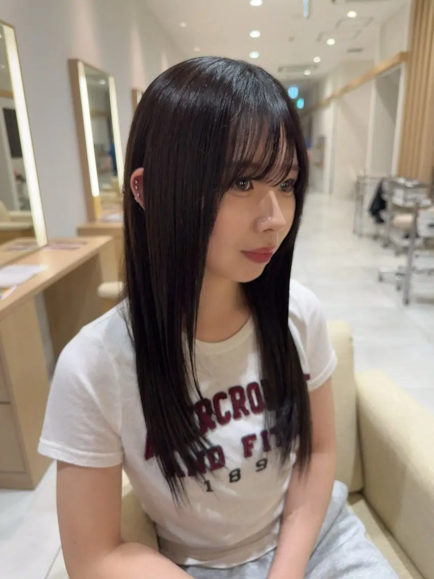 ロング カラー 池島 輝保のヘアスタイル