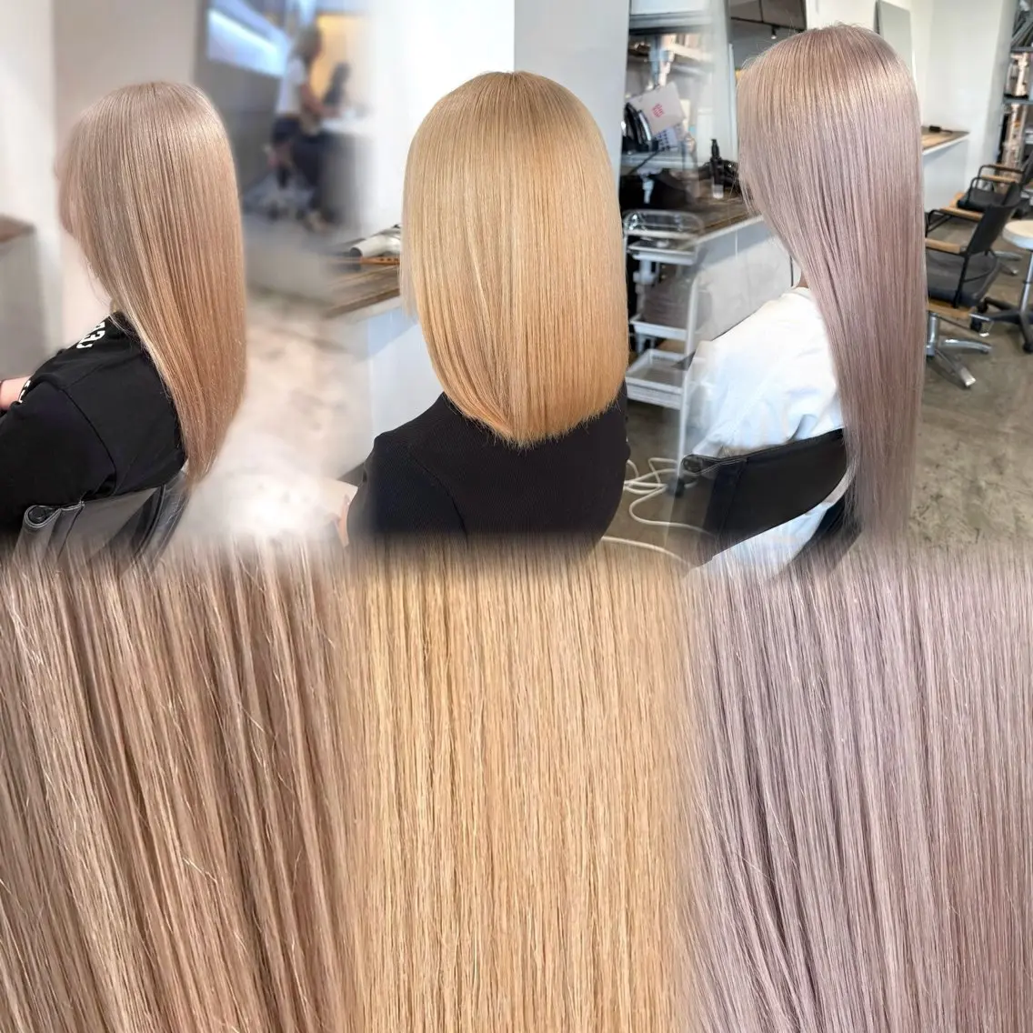 ロング カラー ブリーチ ハイトーンカラー ヘアカラー トリートメント 🫧ブリーチカラー/ 透明感/メンズ/みきのヘアスタイル