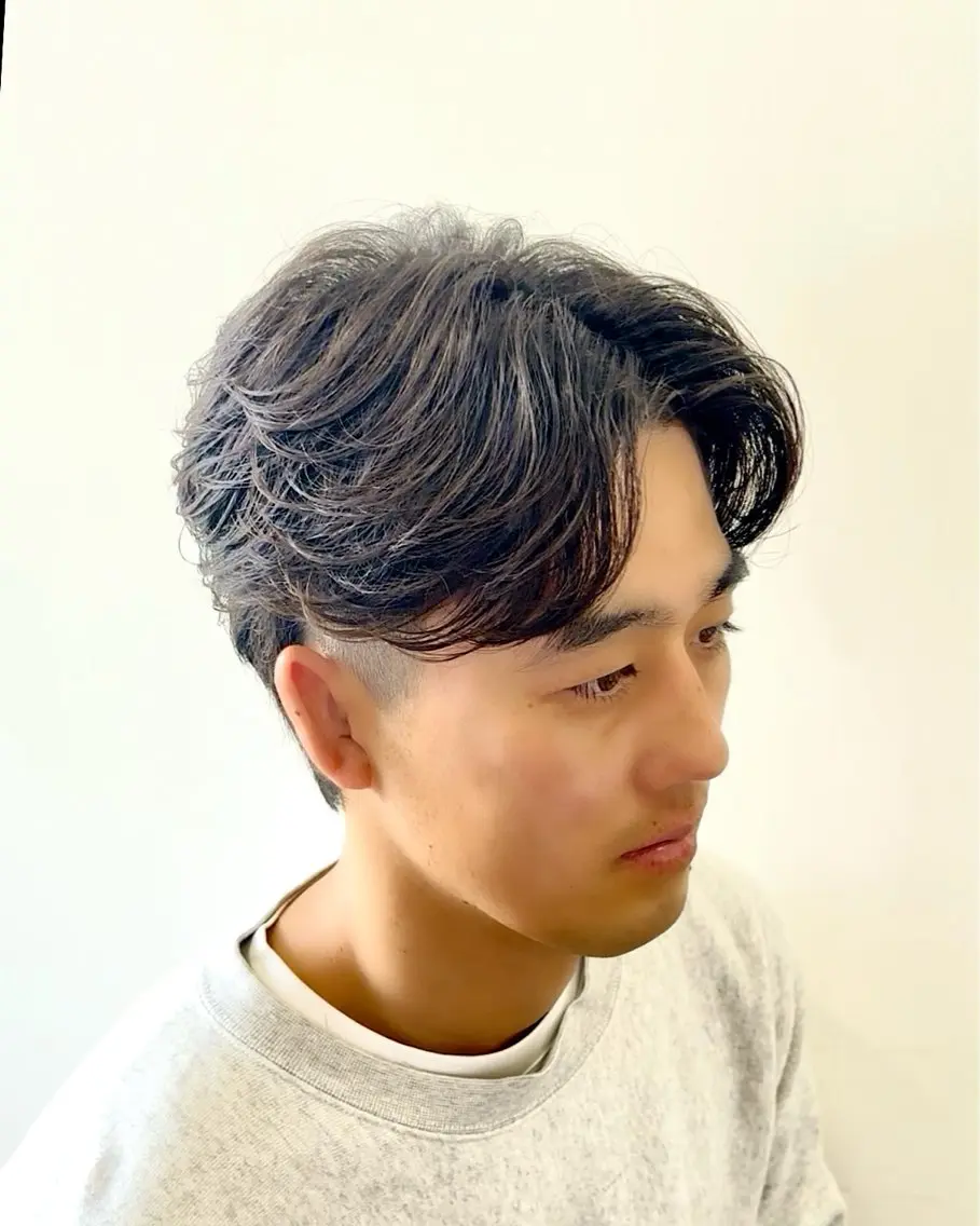 パーマ メンズ フェザーパーマ メンズパーマ カット パーマ ☆★メンズ特化★☆ 川地由麿のヘアスタイル