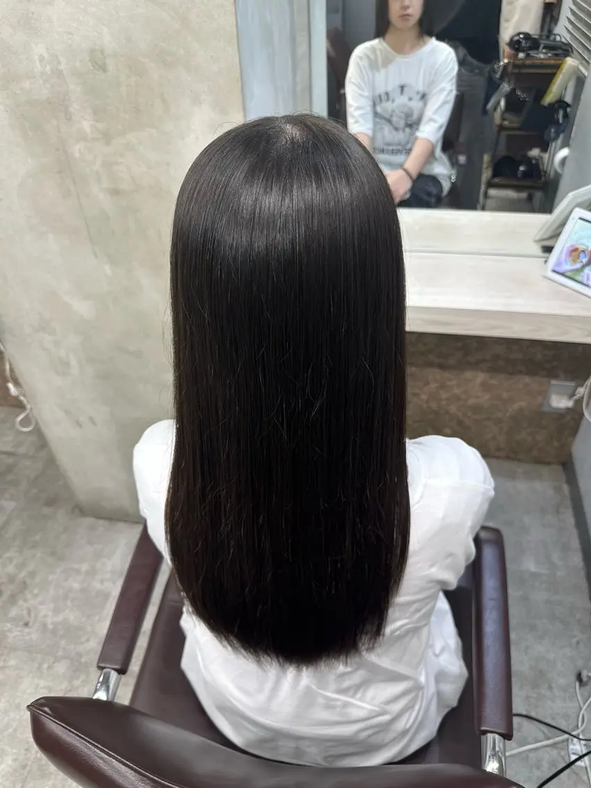 ロング 縮毛矯正 メンズ特化/メンズ 横浜/沼尾唯翔のヘアスタイル