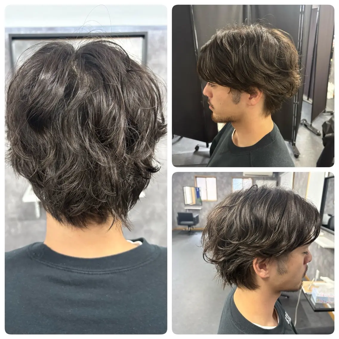 パーマ メンズ フェザーパーマ メンズパーマ ニュアンスパーマ カット パーマ ヘアーメイクマロン ヘアーメイクマロンのヘアスタイル