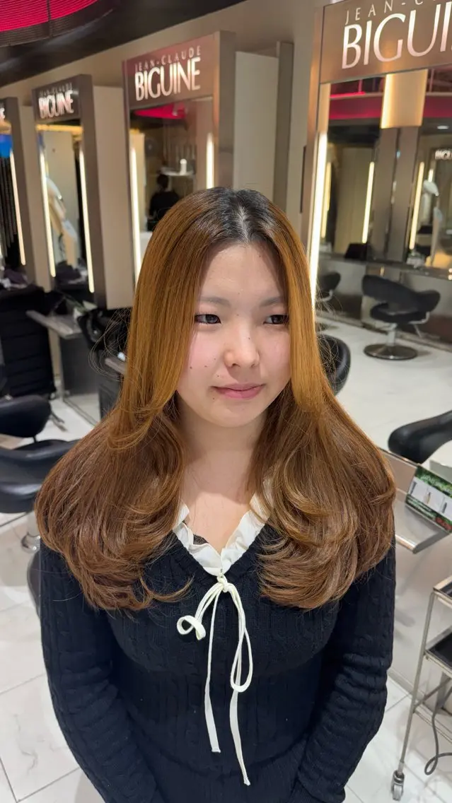 ロング カット ルナ/モデル募集🎀 /バレイヤージュのヘアスタイル