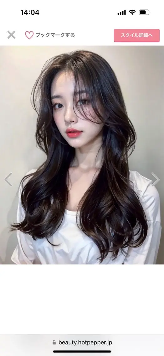 ロング レイヤーカット 西村 ますみのヘアスタイル