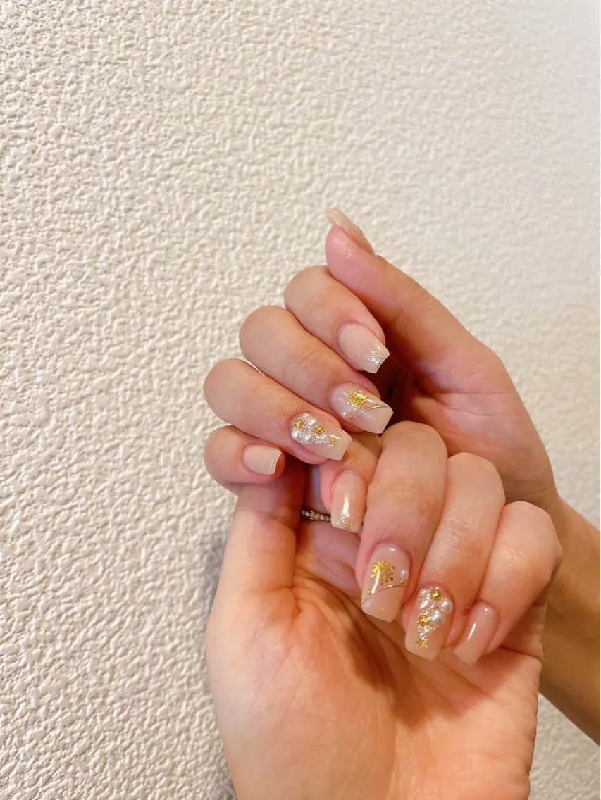 ネイル ジェルネイル メンズネイル パラジェル ワンホンネイル ブライダルネイル kiki nail &brow二子玉川のネイルデザイン