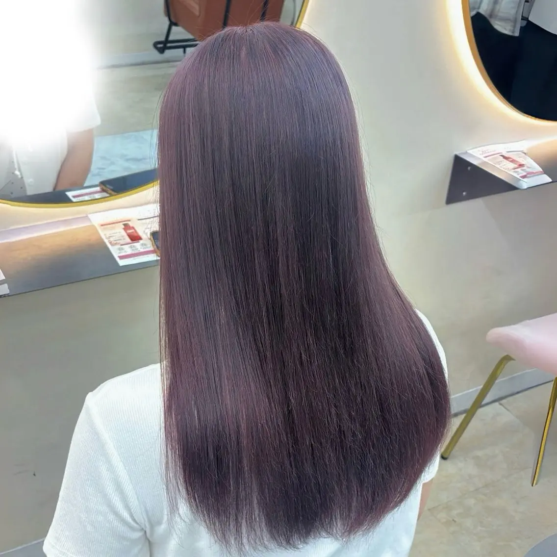 ロング カラー ヘアカラー トリートメント 梅原 姫🍬🐰のヘアスタイル
