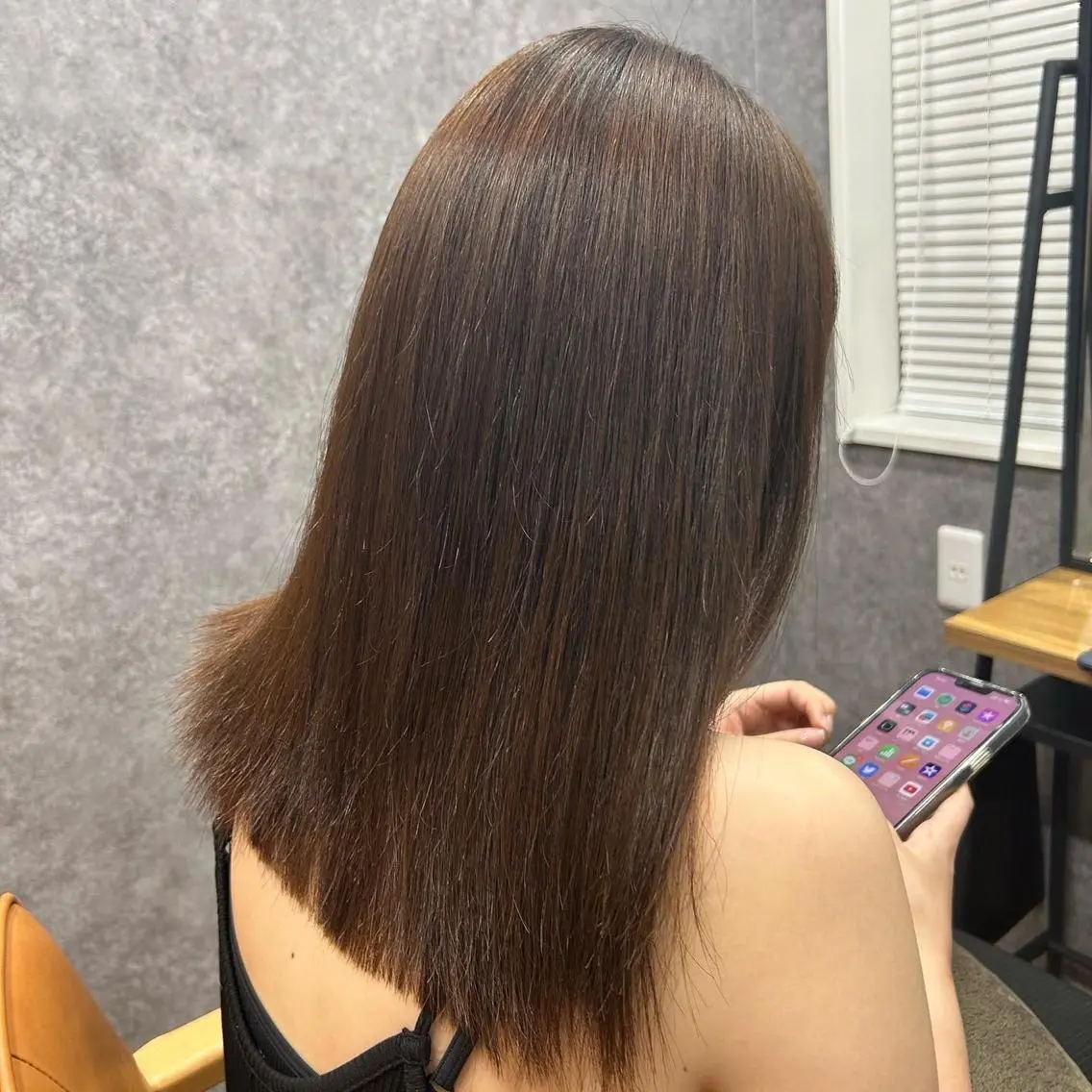 ミディアム カラー cocoa船橋🦄 chinamiのヘアスタイル
