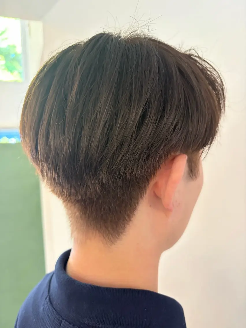 ショート カラー アッシュ アッシュブラウン ブラウンカラー 河西桐児／ モデル募集😊／新城のヘアスタイル