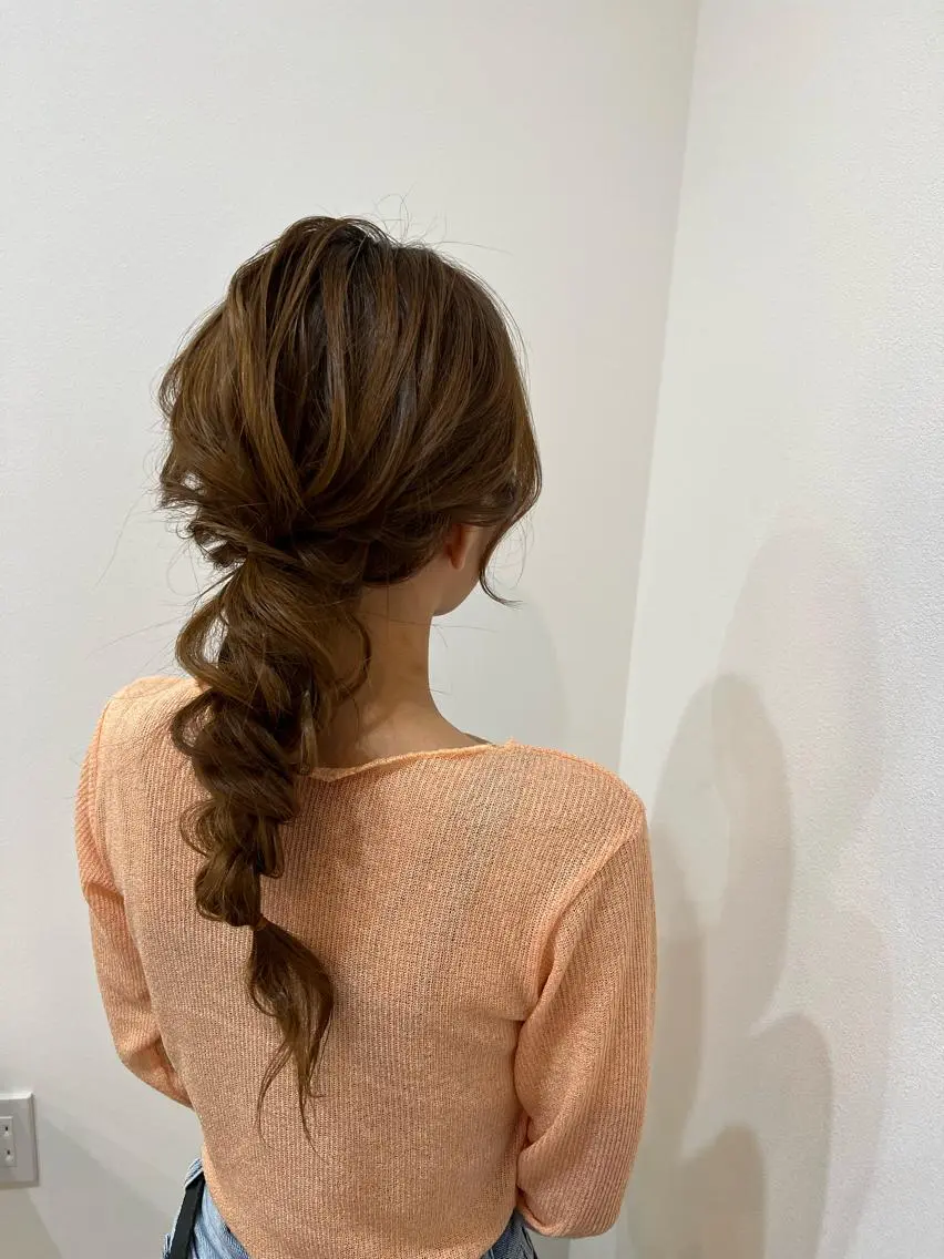 ヘアセット☆お洒落なお呼ばれスタイルにの写真