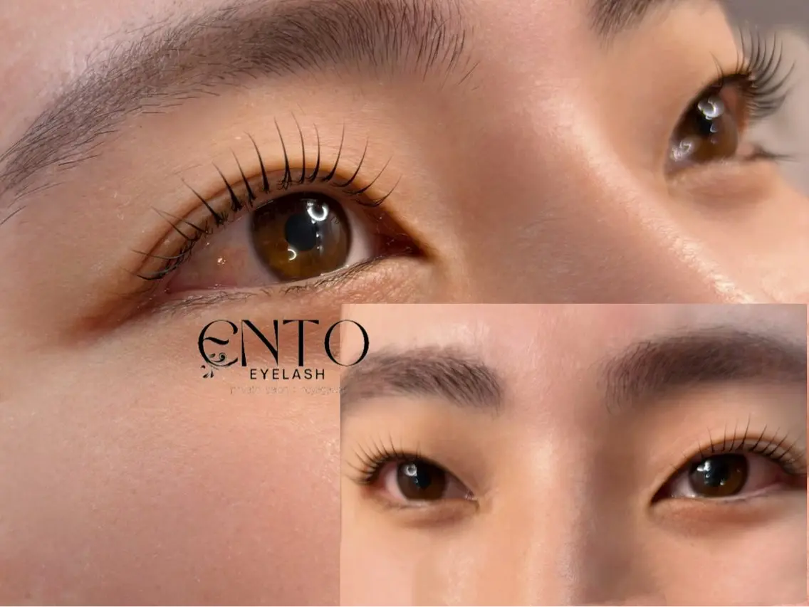 マツエク・マツパ 一重×まつ毛パーマ Ento nail&eyeのネイルデザイン