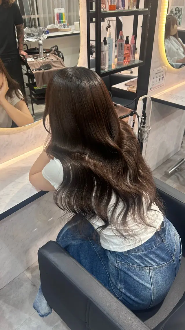 【火曜・木曜限定】💕プレミアムシールエクステ（50cm）＋整えカット60本目安 本数相談💕の写真