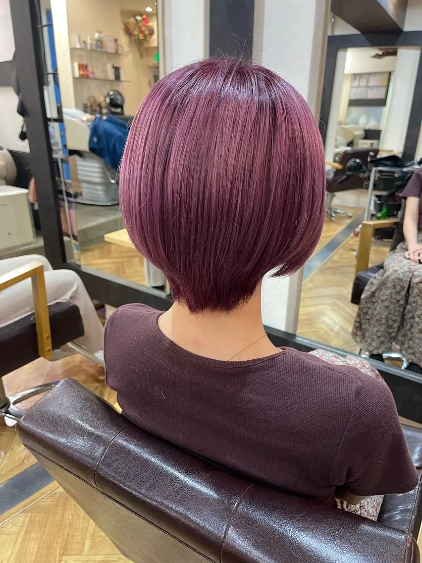 ショート 髪質改善&艶カラー Zina💋池袋のヘアスタイル