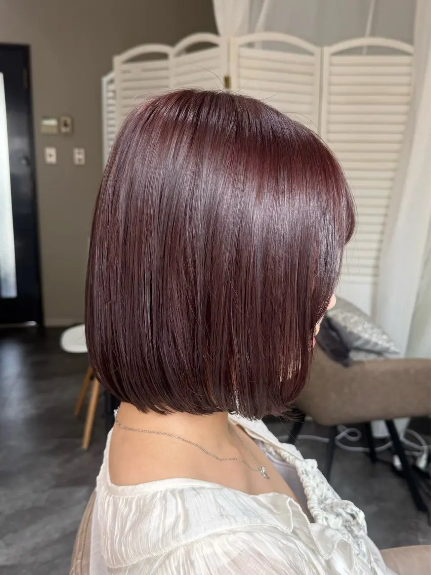 ミディアム カラー ブラウンカラー 透明感カラー 髪質改善 韓国風ヘア カット ヘアカラー トリートメント 31日空き◎髪質改善 misatoのヘアスタイル