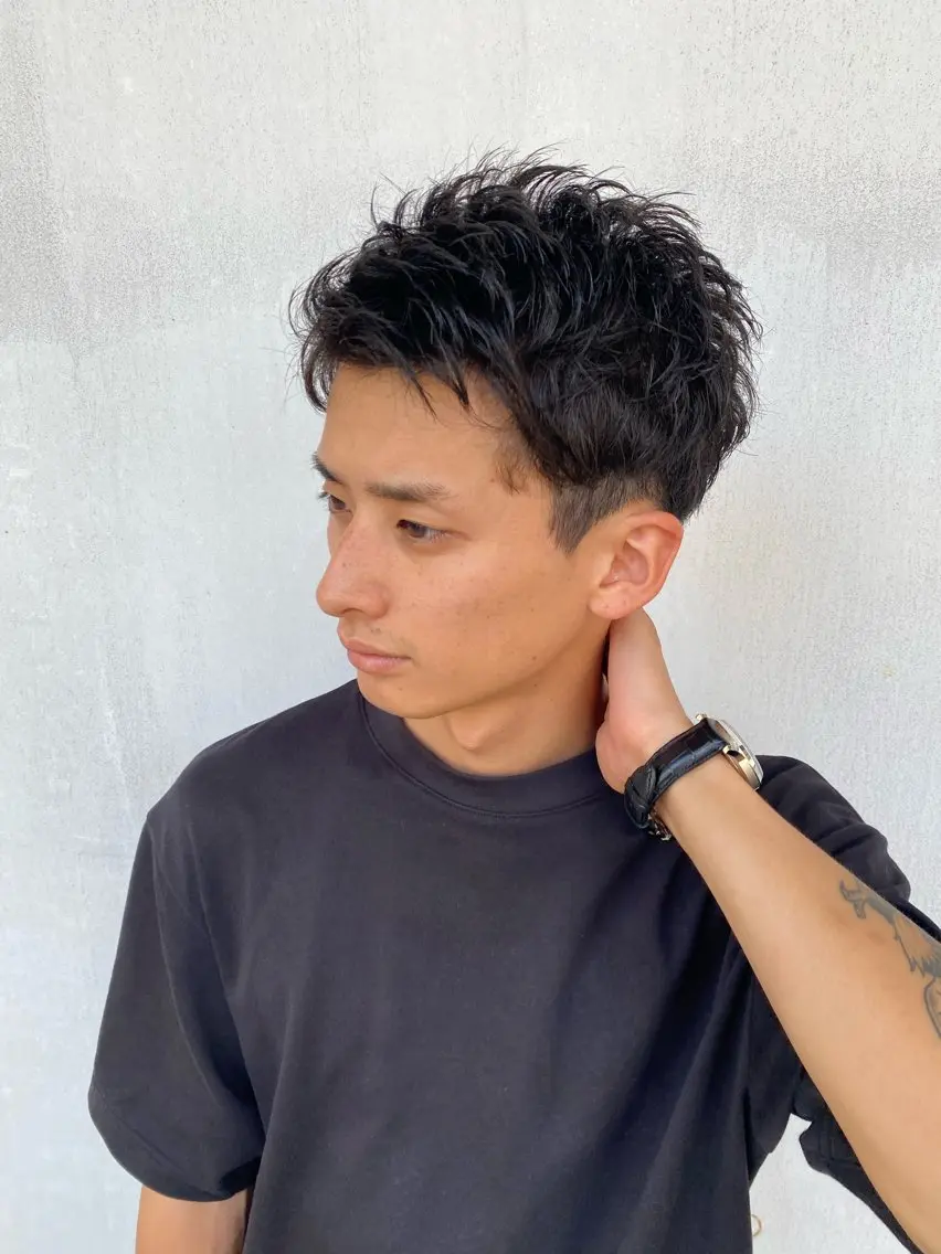 ショート メンズ mo moのヘアスタイル
