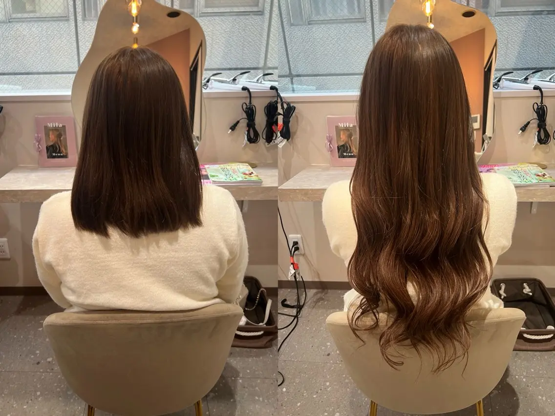 ミディアム Mila misakiのヘアスタイル
