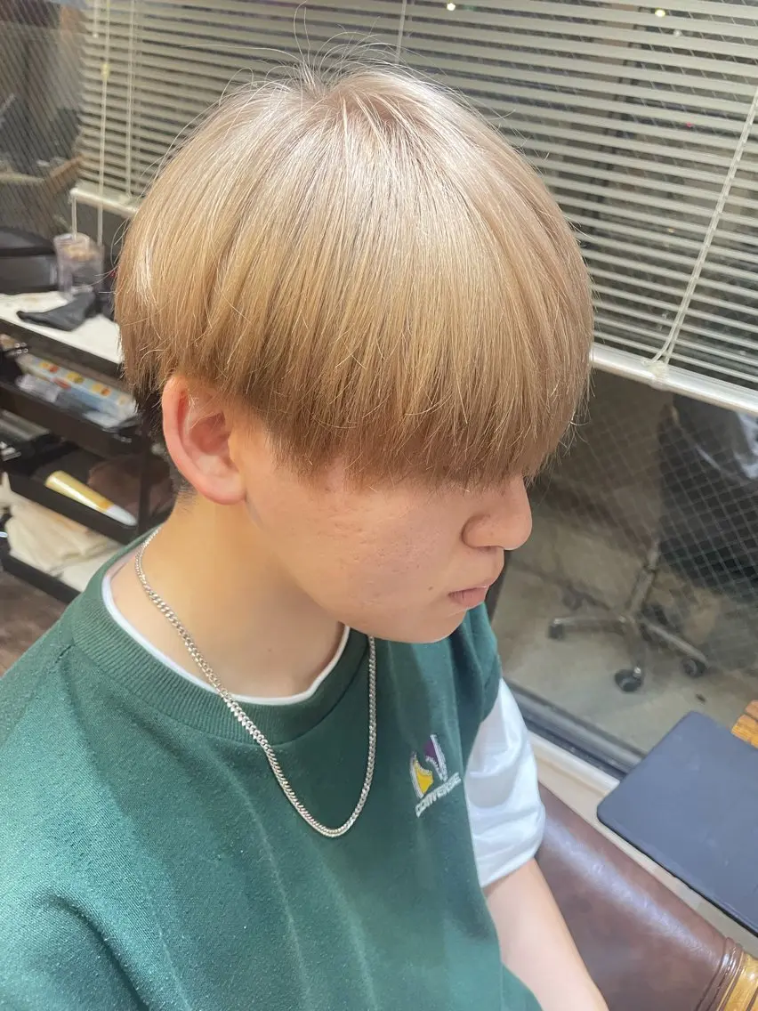 カラー メンズ 髪質改善カラー💛 NANOHAのヘアスタイル