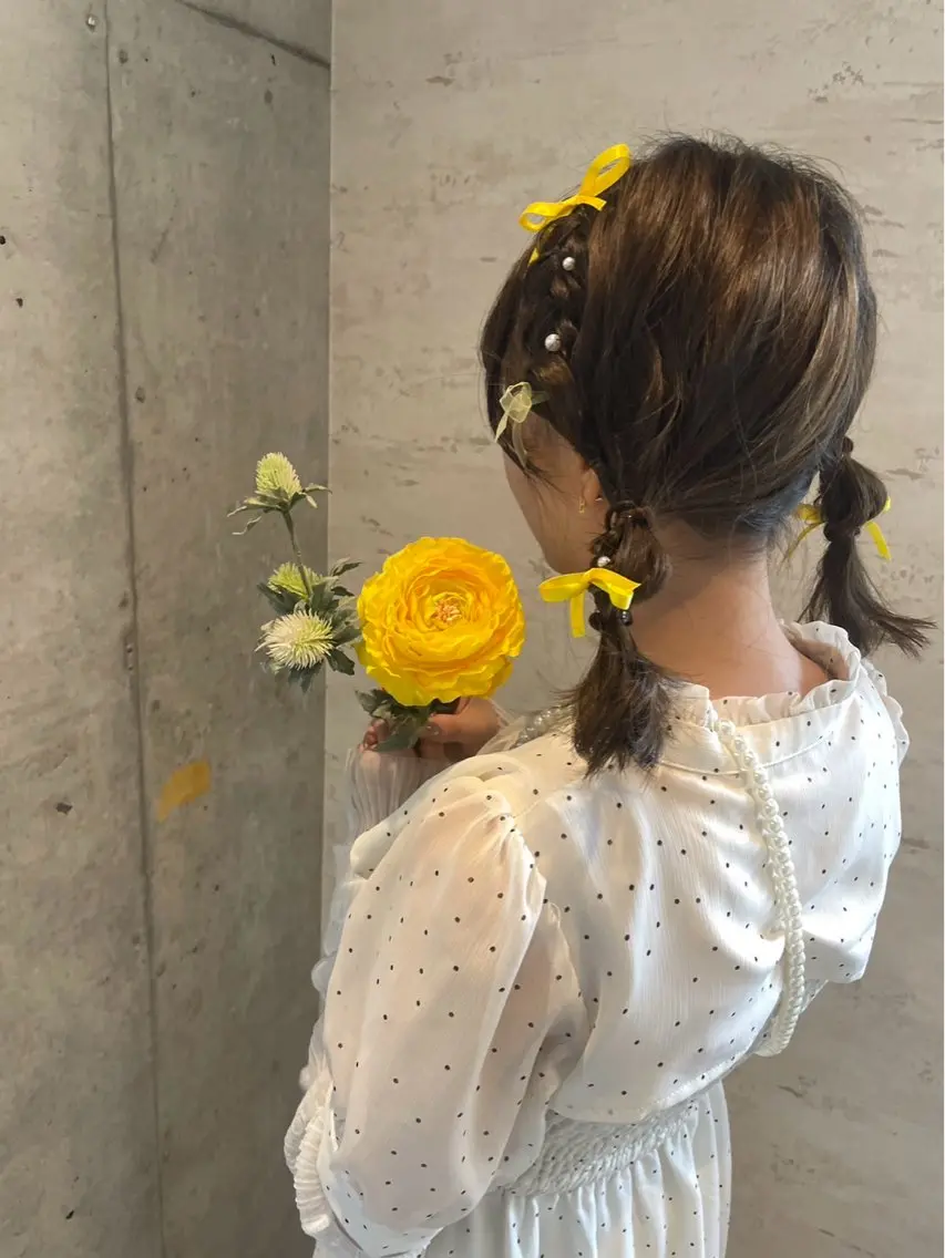 ヘアアレンジ ヘアセット 美髪× ヘアセット✨Araiのヘアスタイル