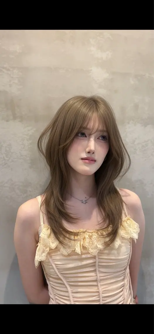 カラー 透明感カラー ヘアカラー トリートメント ヘッドスパ Rio /ハイトーン /艶カラーのヘアスタイル