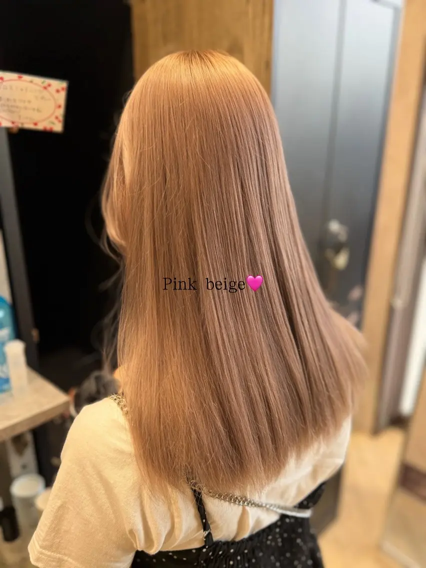 セミロング ヘアカラー カラーモデル募集🌺 Earth長田百香のヘアスタイル