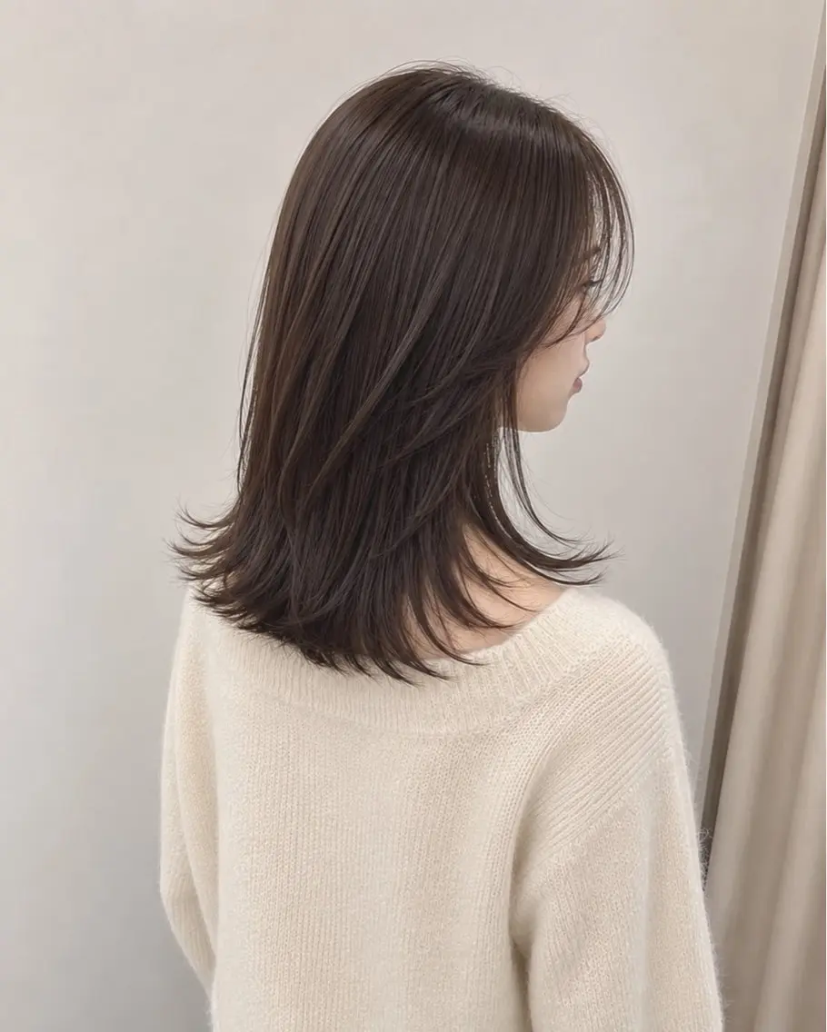 ミディアム カット 猪瀬 尚希のヘアスタイル