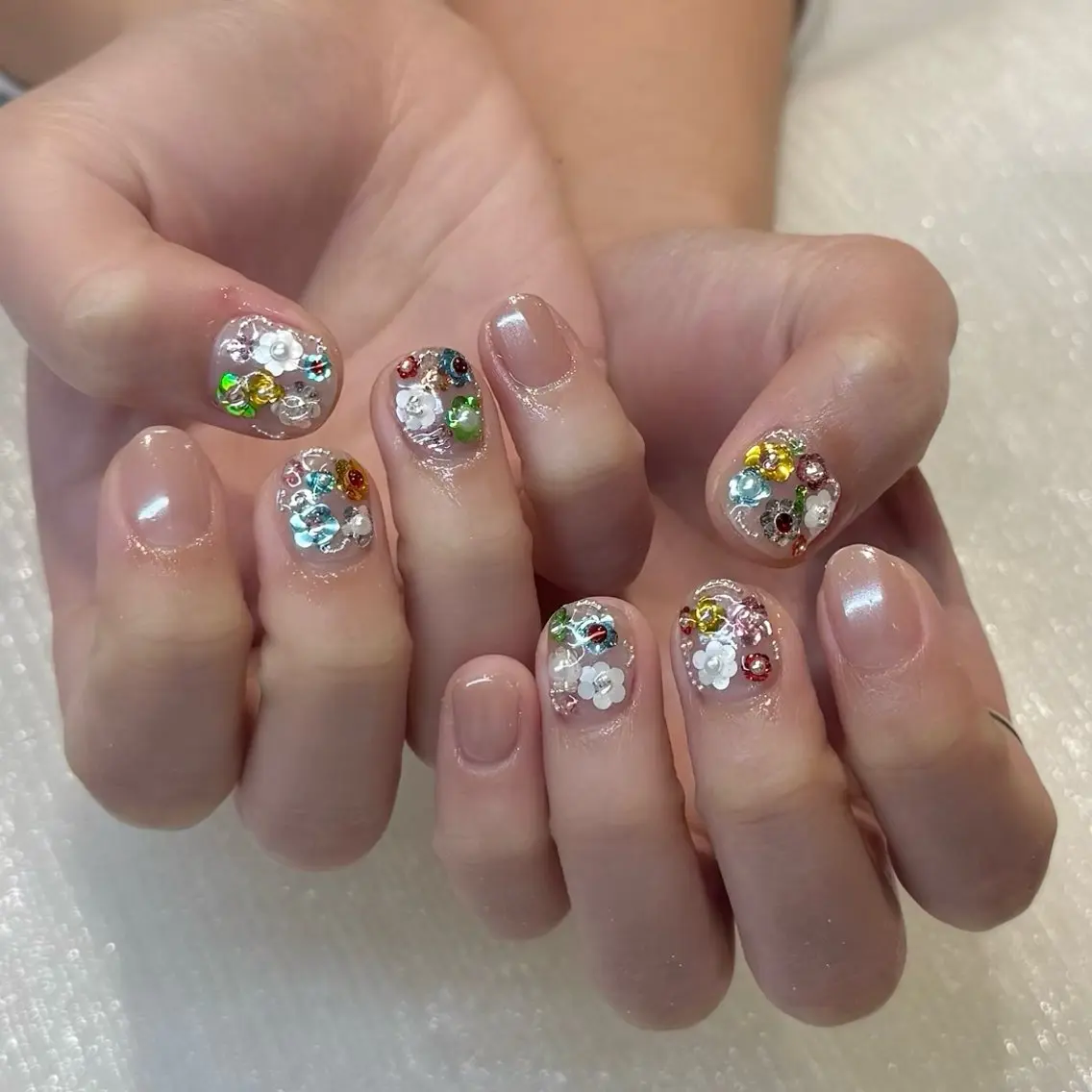 ネイル ハンドネイル 新井 ひなののネイルデザイン