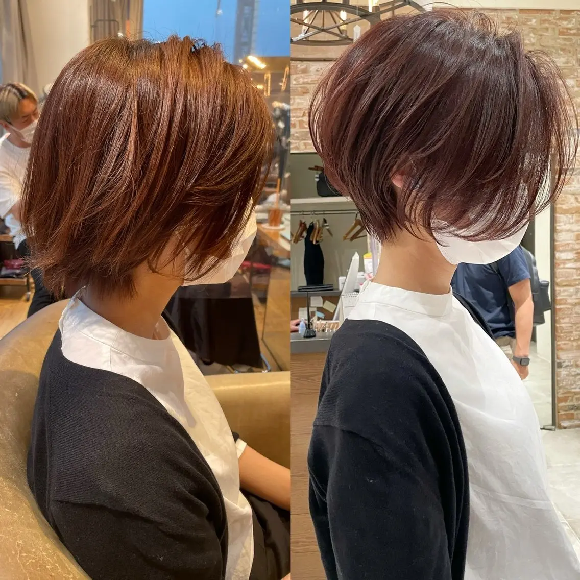 ショート ショートボブ ボブ くびれヘア レイヤーカット ショートヘア 天神/ショート特化/ ✄taiga✄のヘアスタイル