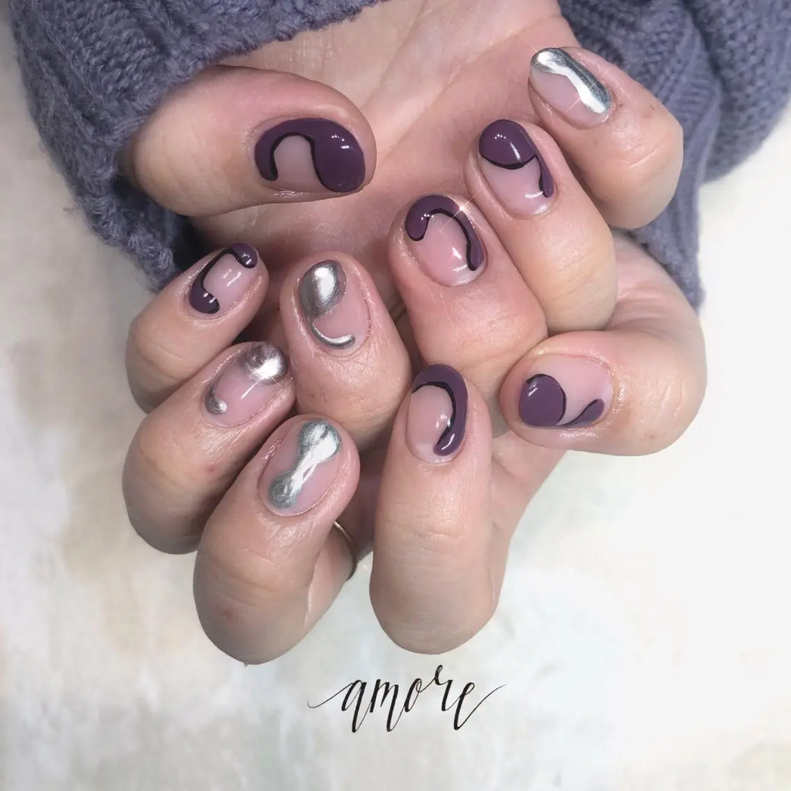 ネイル アートネイル ジェルネイル ニュアンスネイル You kyehwaのネイルデザイン