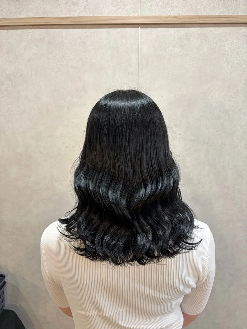 セミロング ピンクブラウン 学生 韓国風ヘア ヘアカラー 福元 美沙のヘアスタイル
