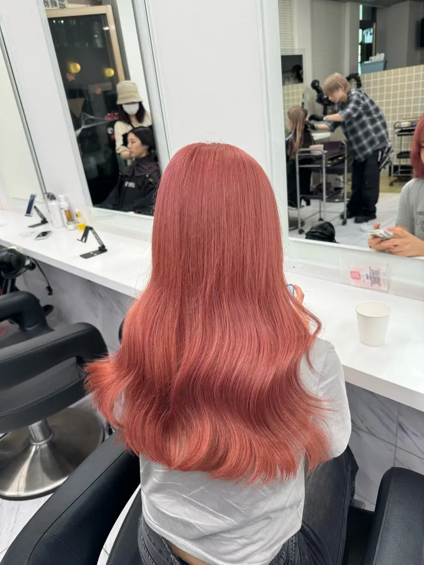ロング カラー パーマ ヘアアレンジ メンズ キッズ 韓国系🇰🇷🩶 艶暗髪/MEIのヘアスタイル