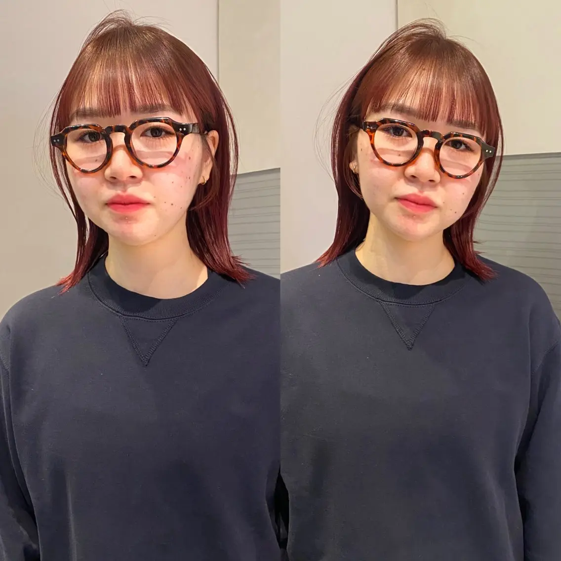 ミディアム カラー カット ヘアカラー トリートメント mai / linoah˚✧のヘアスタイル