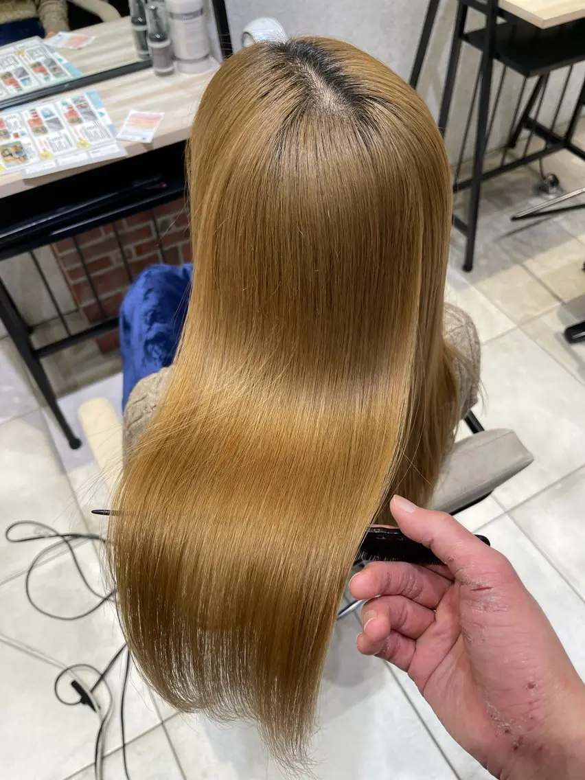 ロング カット ヘアカラー 縮毛矯正 ⭐️21周年記念⭐️ 特別価格◎塚原廣太郎のヘアスタイル