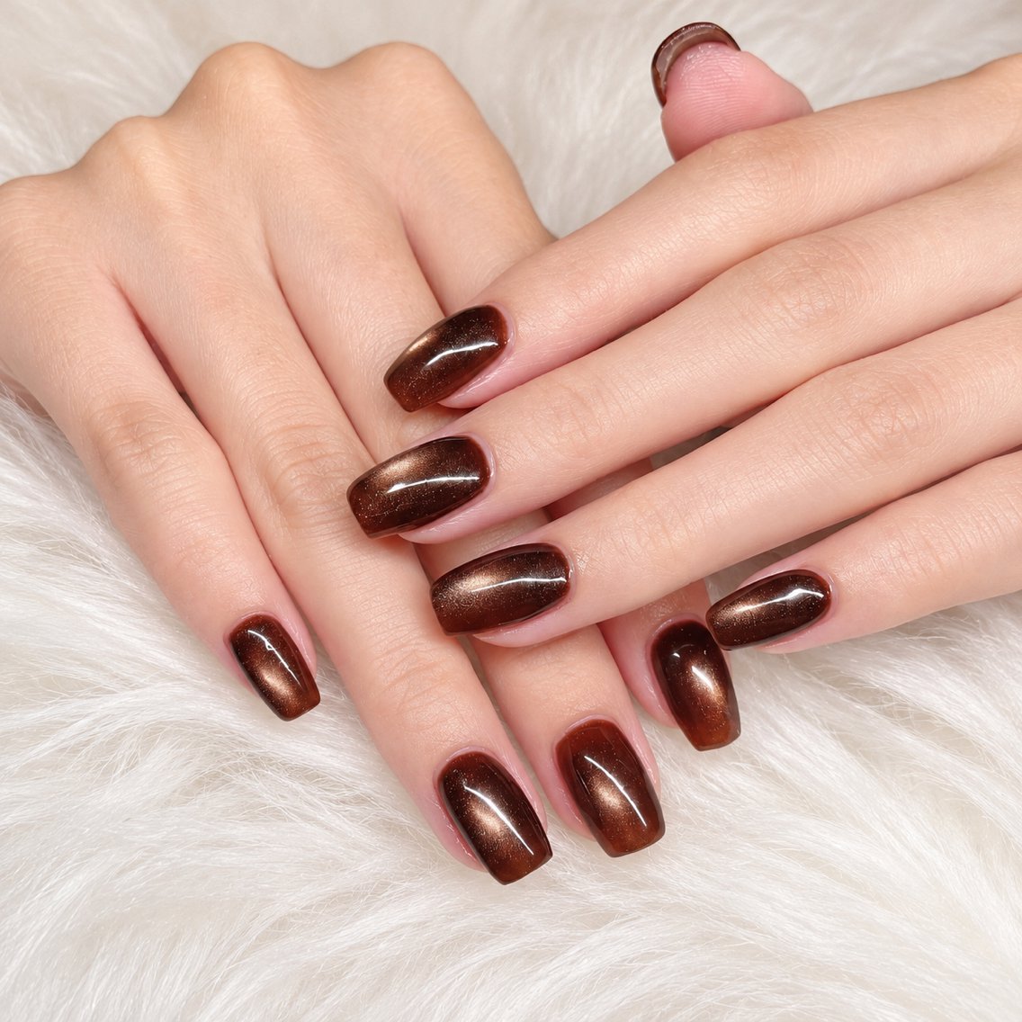 ネイル マグネットネイル マグネットワンカラー ワンカラーネイル nail salon Lindaのネイルデザイン