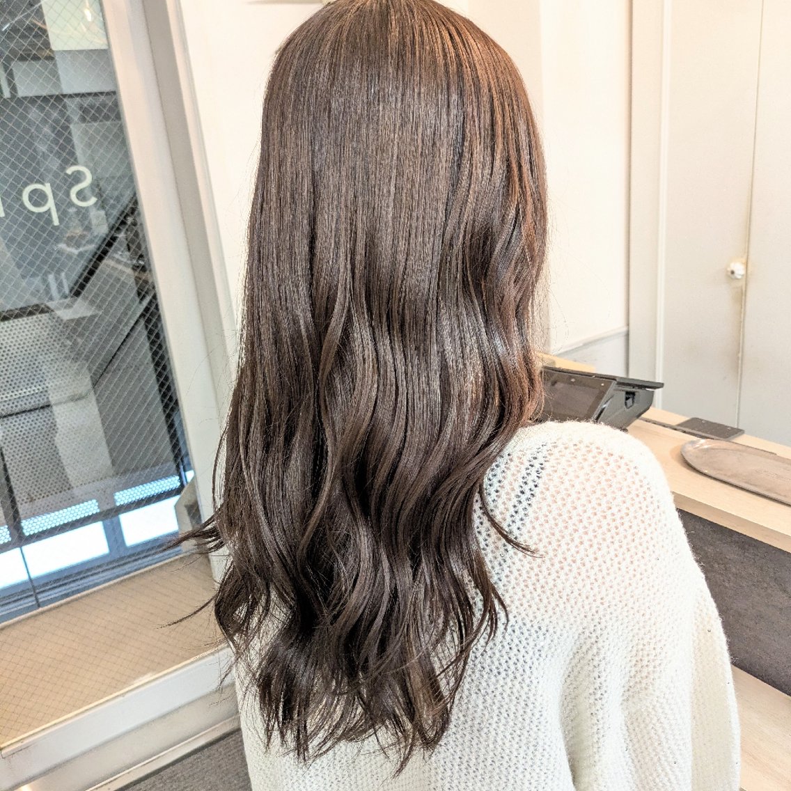 ロング ヘアカラー トリートメント ベージュ*Spica 【ミルクティー✨️】のヘアスタイル
