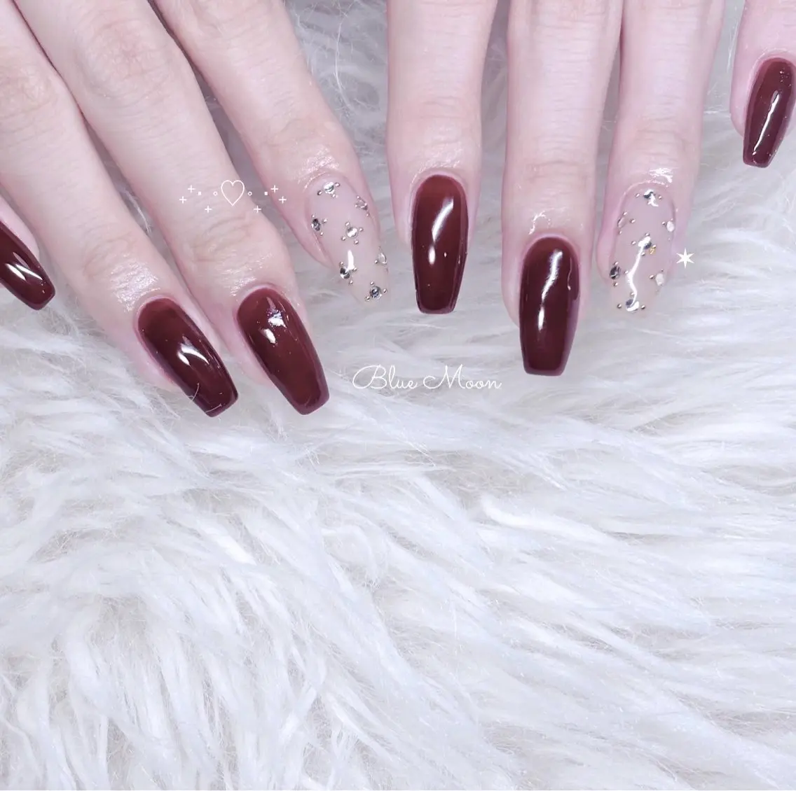 ネイル ハンドネイル フットネイル nail salon Blue Moonのネイルデザイン