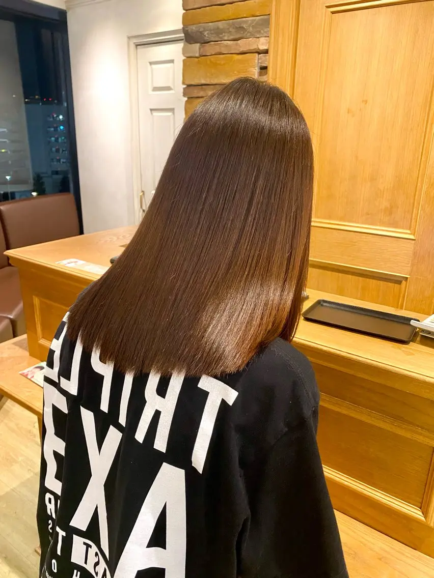 ロング トリートメント カット トリートメント 【🉐学割】応援📣 ミニモ限定🤩千 田のヘアスタイル